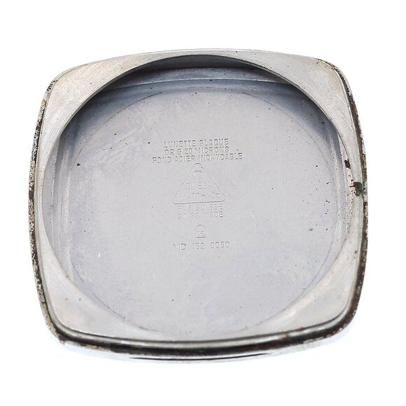 OMEGA Geneve 162.0060 Square Date cal.1012 Gold Dial Automatic Men's - Picture 4 of 8